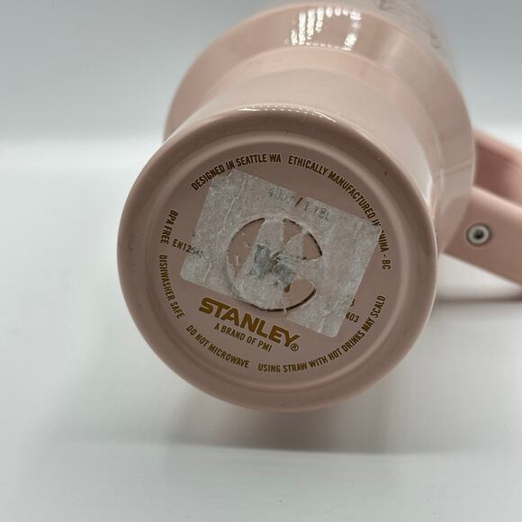 STANLEY Quencher H2.0 Flowstate Tumbler 40oz Deco Blush Gloss Pink Rose Gold - Picture 6 of 7